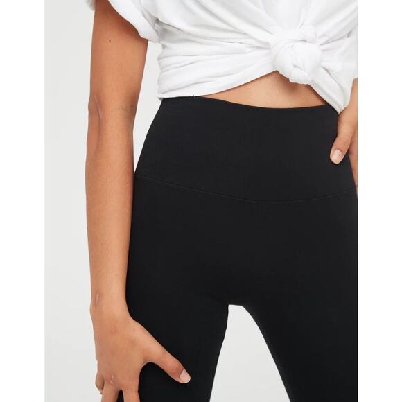 OFFLINE By Aerie OG High Waisted Legging XS EUC black basic active yoga running - Picture 3 of 9